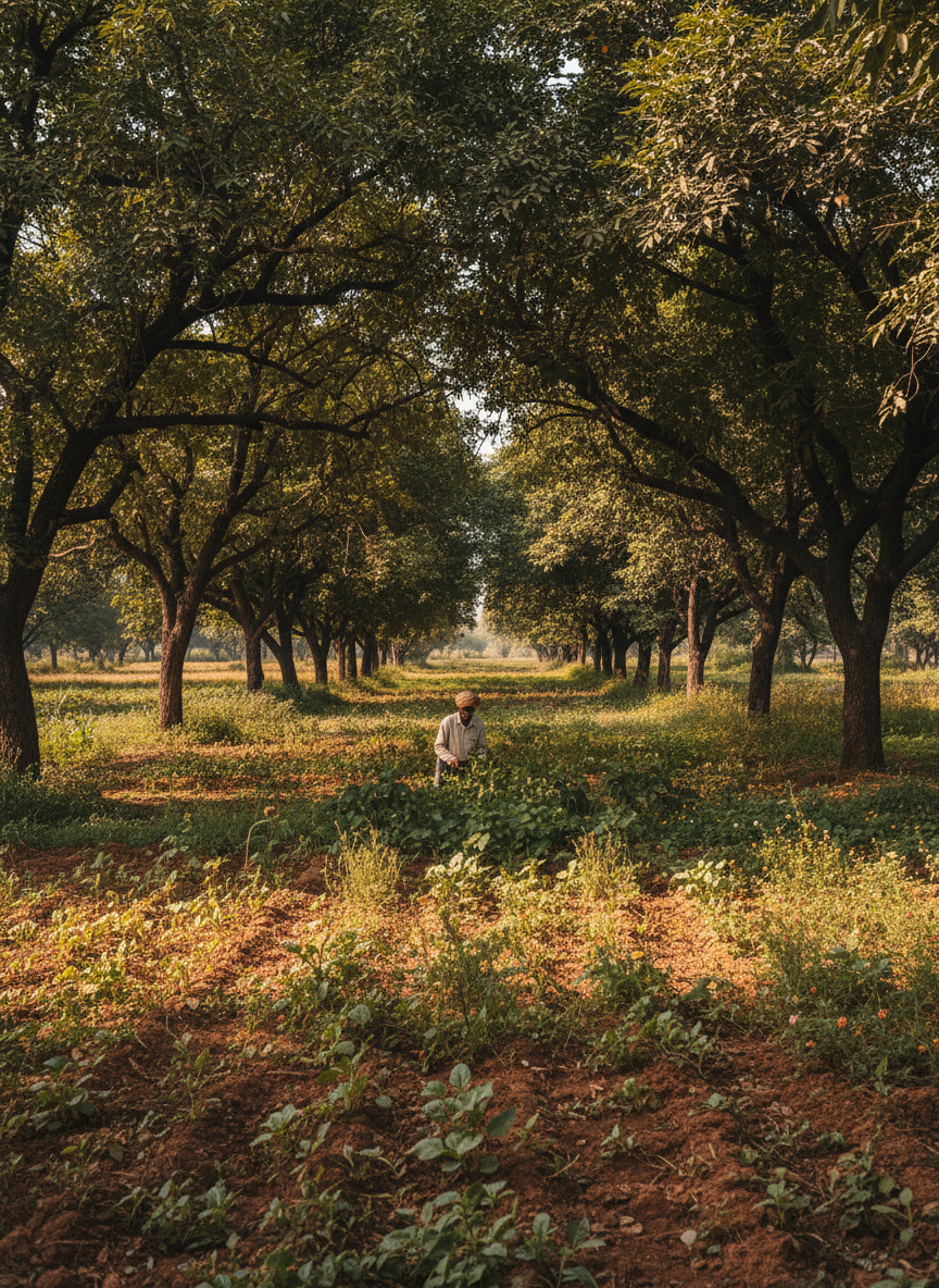 Farming and trees
